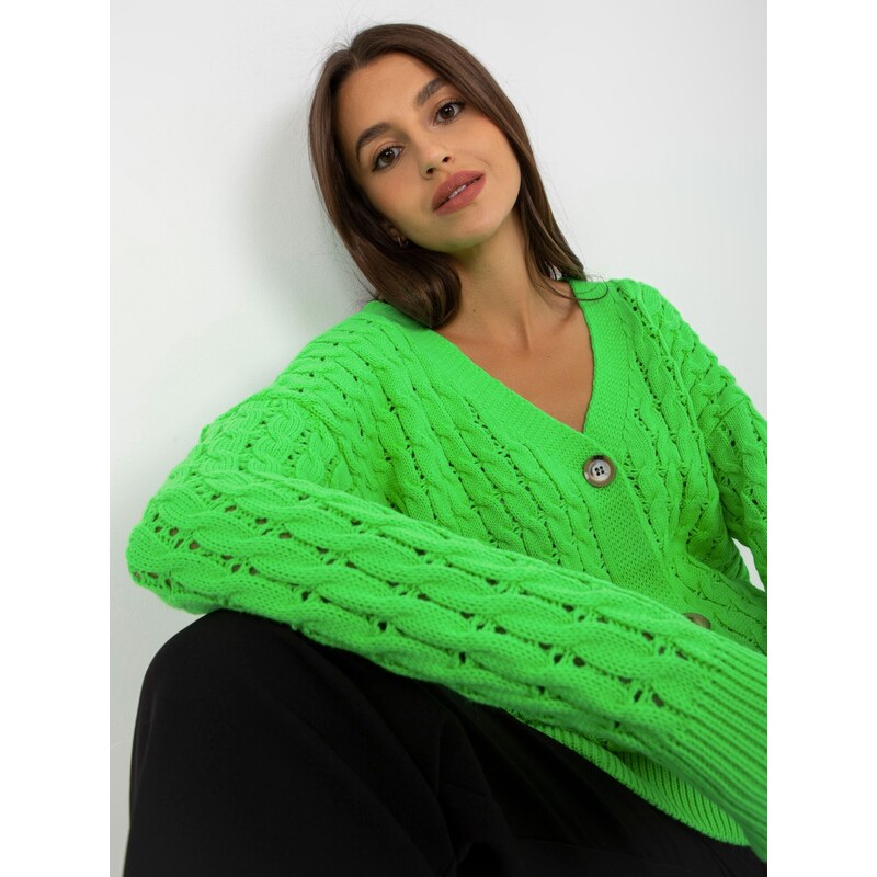 RUE PARIS Sweater-LC-SW-8036.74P-fluo green 64664119
