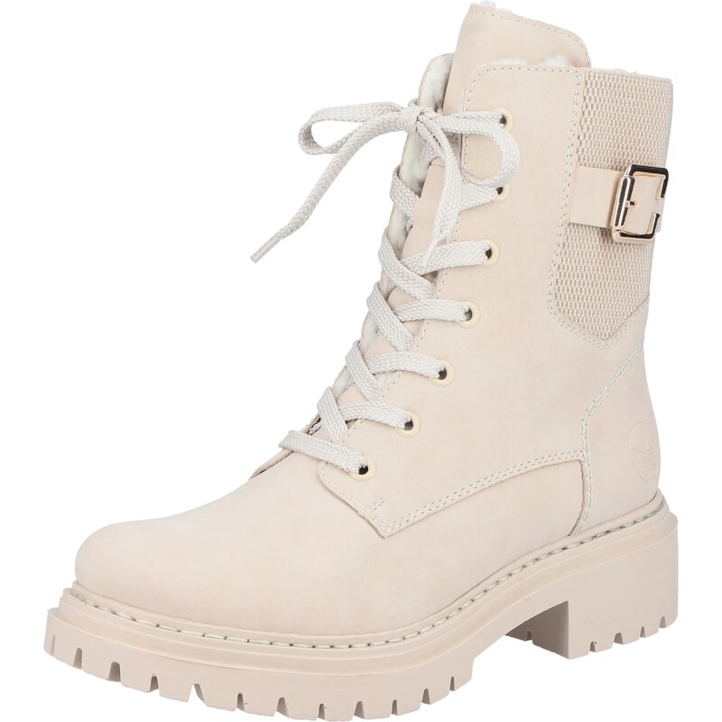 Rieker Šnurovacie členkové čižmy svetlobéžová 44969208
