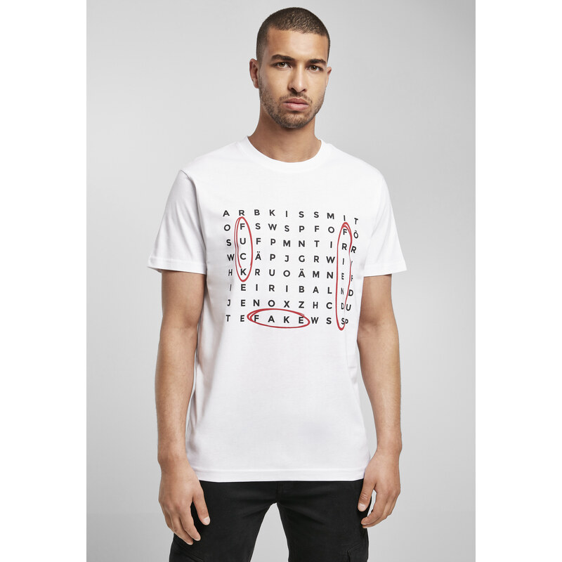 Mister Tee Crossword T-shirt white 50639153