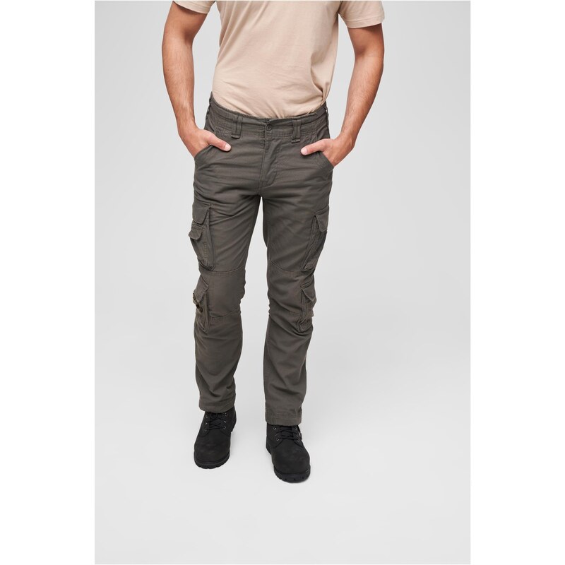 Brandit Pure Slim Fit Trousers - Olive 50657936