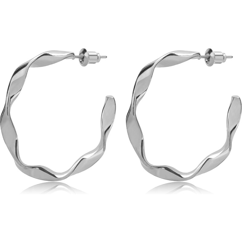 Troli Módne kruhové náušnice z ocele 66583799