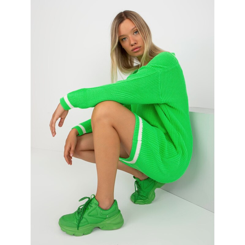 RUE PARIS Sweater-LC-SW-8023.55P-fluo green 64685823