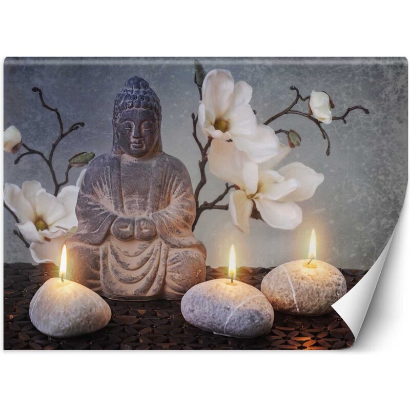 Gario Fototapeta Budha so sviečkami Materiál: Vliesová, Rozmery: 200 x 140 cm