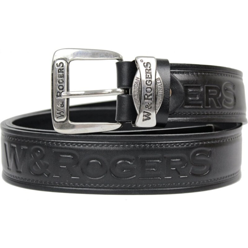 Penny Belts Pánsky kožený opasok 215-60 čierny 37585654