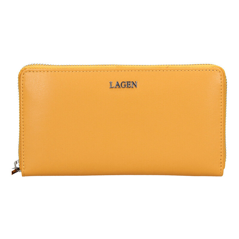 Lagen Dámska kožená peňaženka 250353 žltá 65611850