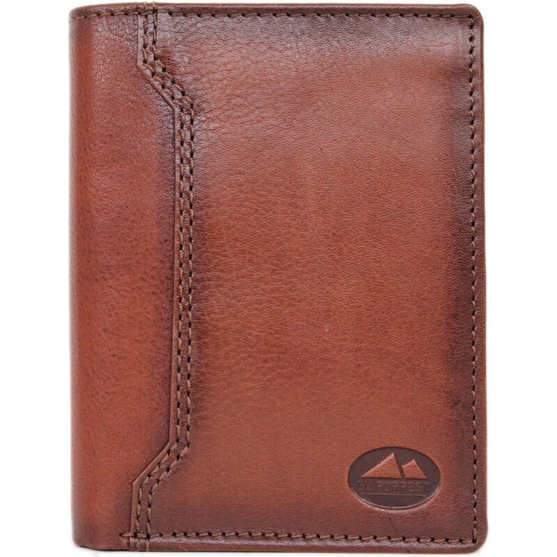 El Forrest Pánska kožená peňaženka El Forrest 2859-29 RFID hnedá