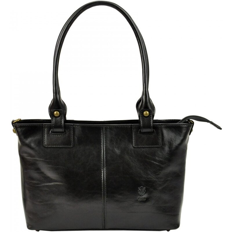 FLORENCE Dámská kožená kabelka Daniela čierna 35335887