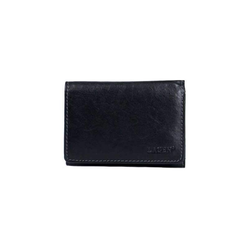 Lagen Dámska kožená peňaženka LM-22521/T čierna 35335883