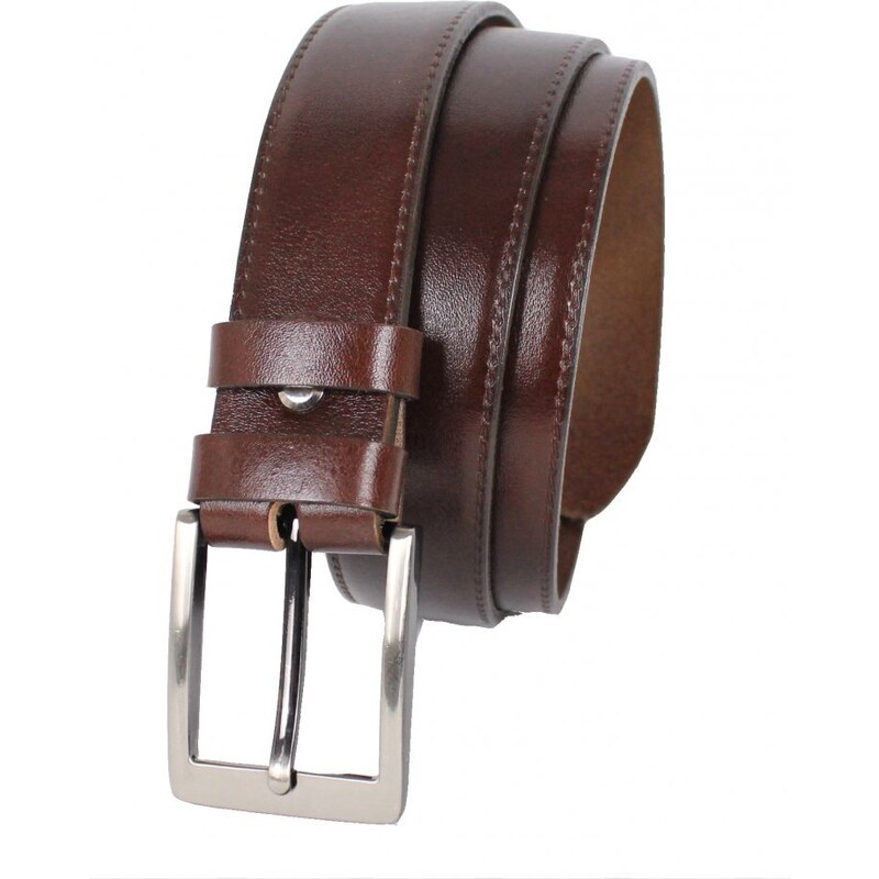 Penny Belts Pánsky kožený opasok 235-020-4 hnedý 37824590