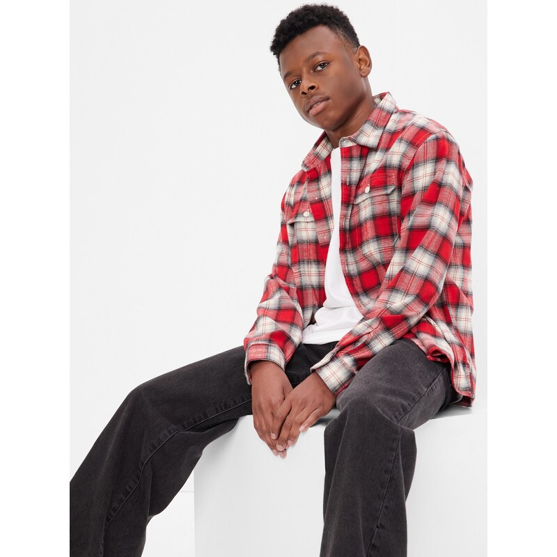 GAP Chlapčenská flanel košeľa 453164-02 66268389