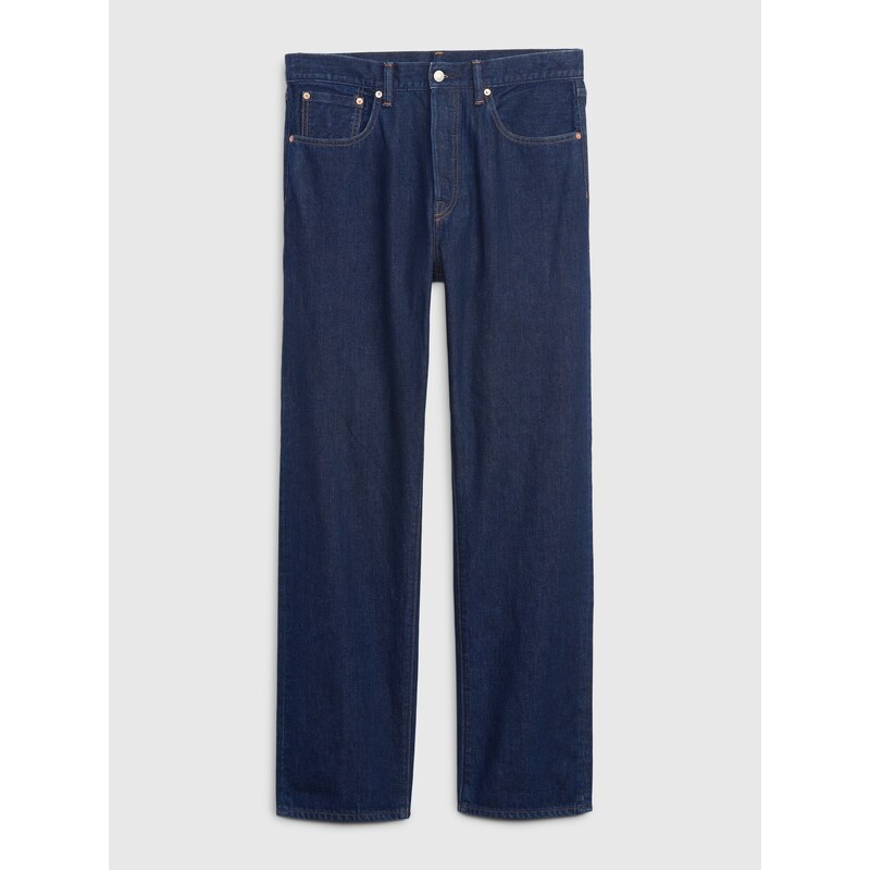 Tmavomodré pánske straight fit rifle GAP 50531347