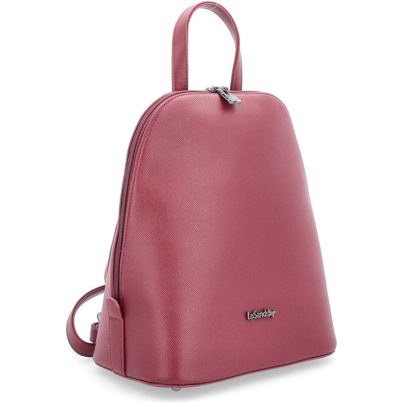 Mestský batoh zo syntetickej kože Le Sands vínová 9000 BO 47092218