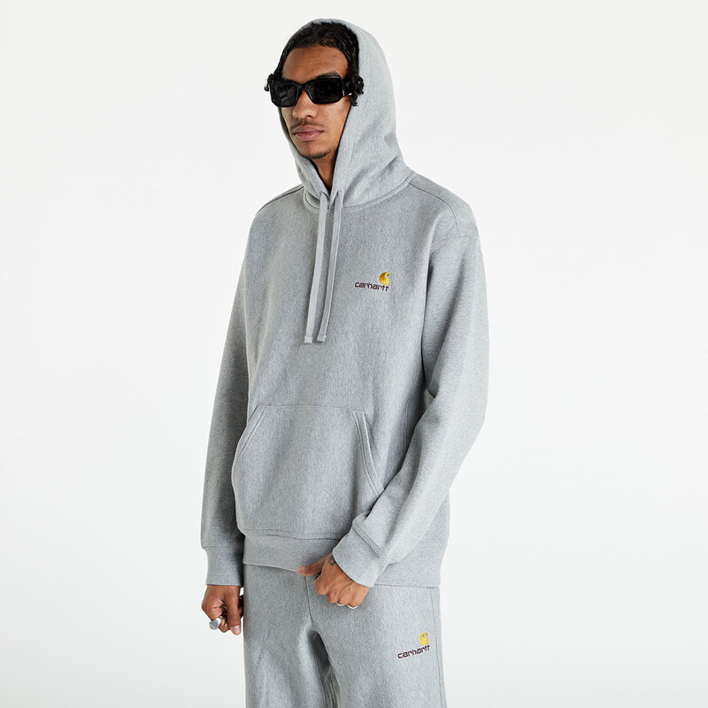 Mikina Carhartt WIP Hooded American Script Sweat Grey XS 65589675