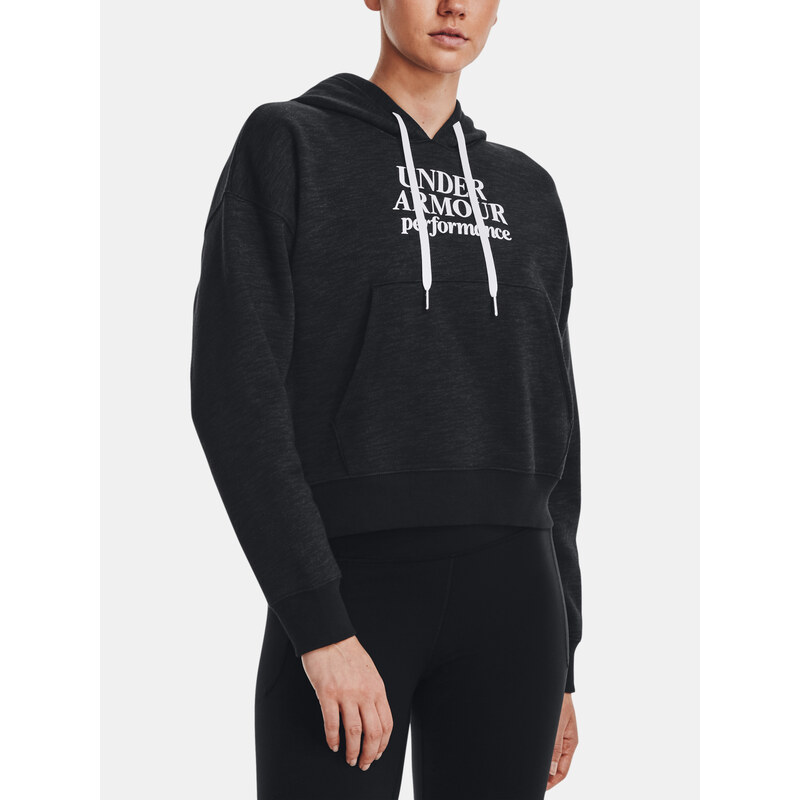 Čierna dámska mikina Under Armour Essential Script Hoodie 50526396