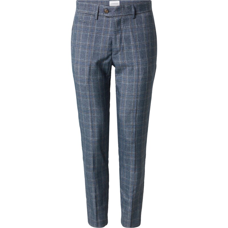 Lindbergh Chino nohavice námornícka modrá / karamelová / biela 35375986