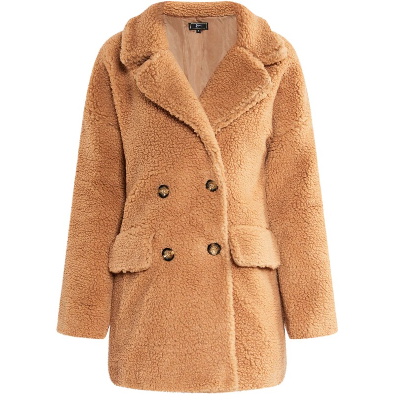 faina Zimný kabát farba ťavej srsti 67392418