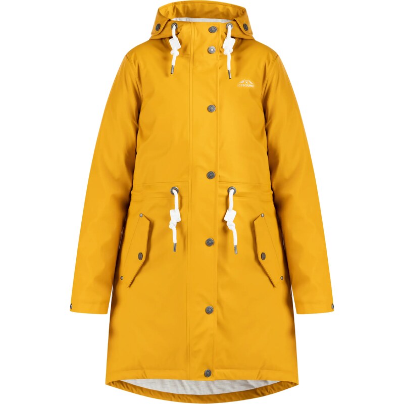 ICEBOUND Funkčný kabát horčicová / biela 54235515