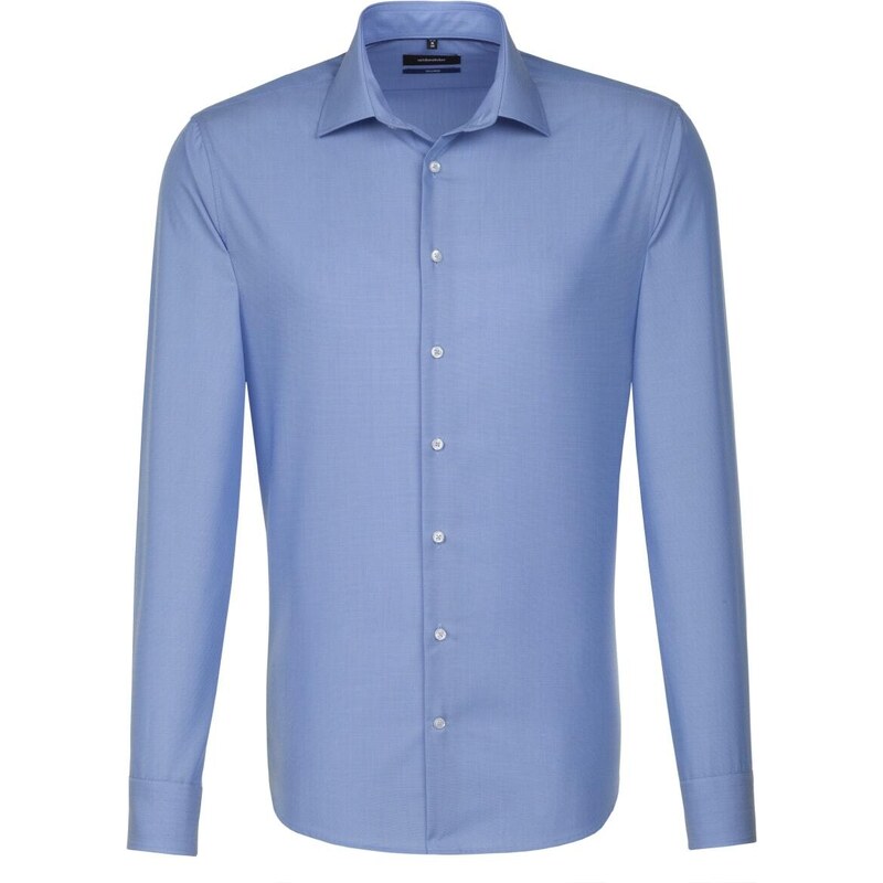 Pánska královská modrá nežehlivá košeľa Shaped fit Seidensticker 35377598