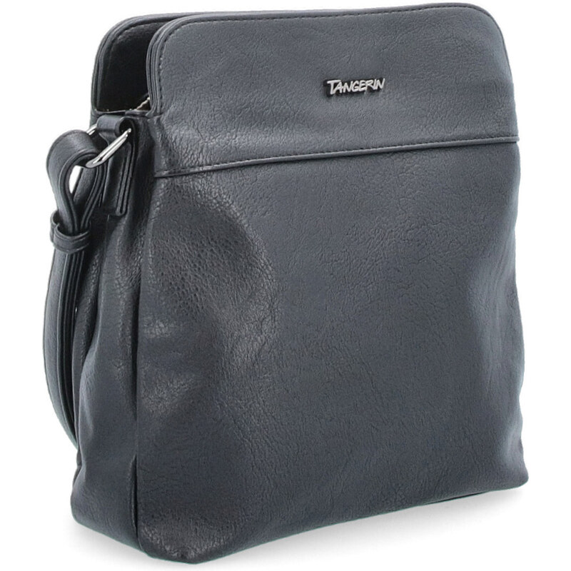 Kabelka zo syntetickej kože crossbody Tangerin čierna 8021 C 47092285