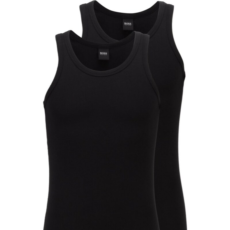 Pánsky nátelník 2ks 50325406 001 čierna Hugo Boss 35391666