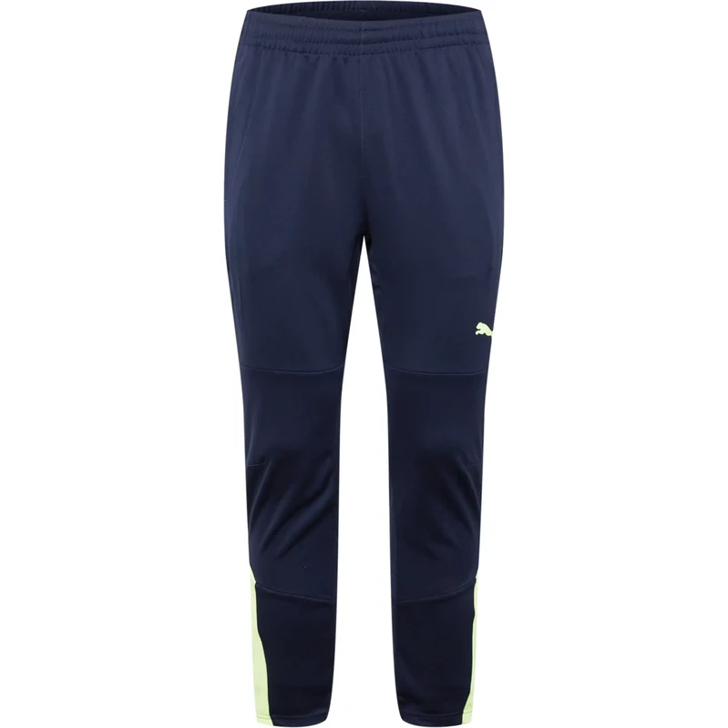 PUMA Športové nohavice tmavomodrá / neónovo žltá 67728468