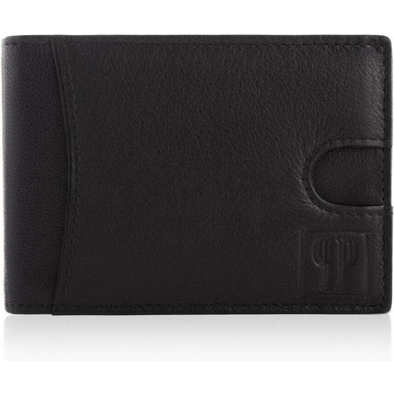 Klasická pánska peňaženka RFID PAOLO PERUZZI T-46-BL | čierna T-46-BL 35438572