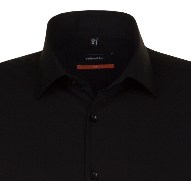 Pánska nežehlivá košeľa Slim fit s dlhým rukávom Seidensticker popelín 35452262