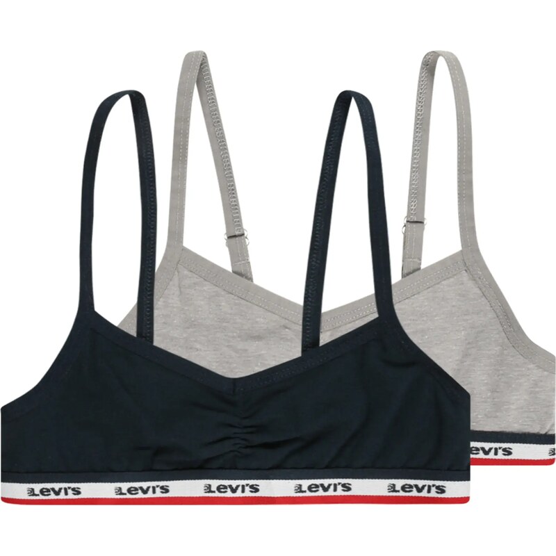 Levis Kids Podprsenka tmavomodrá / sivá melírovaná / červená / biela 62771556