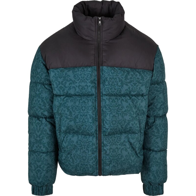 Urban Classics Zimná bunda petrolejová / nefritová / čierna 67750185