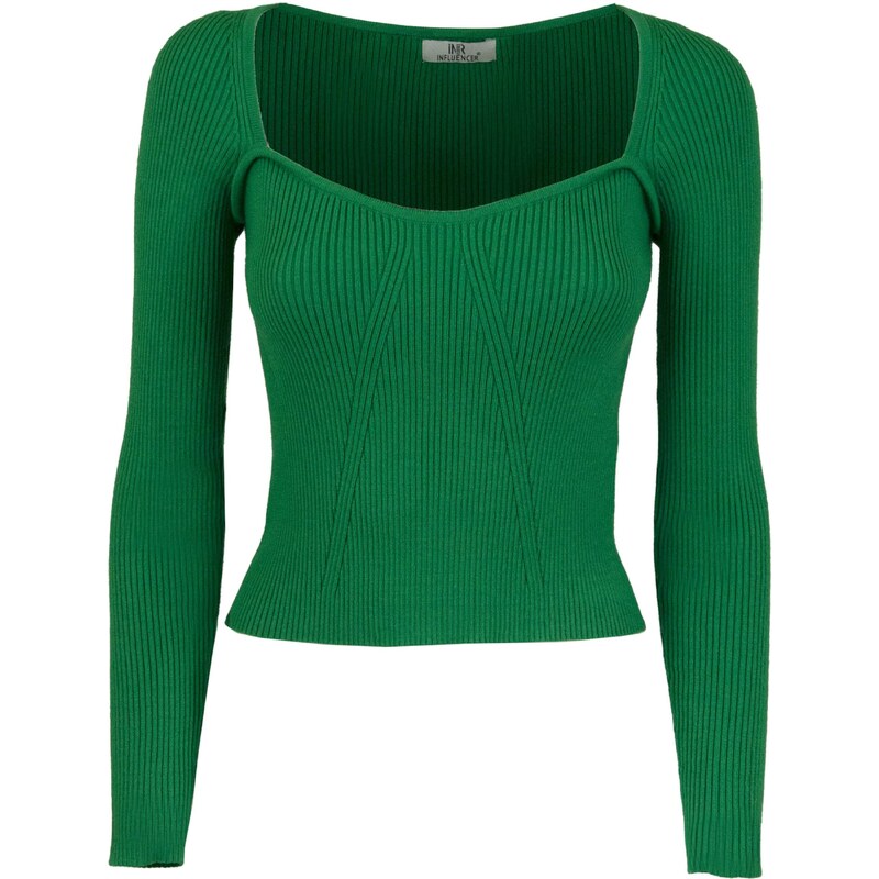 Influencer Sveter zelená 54235397