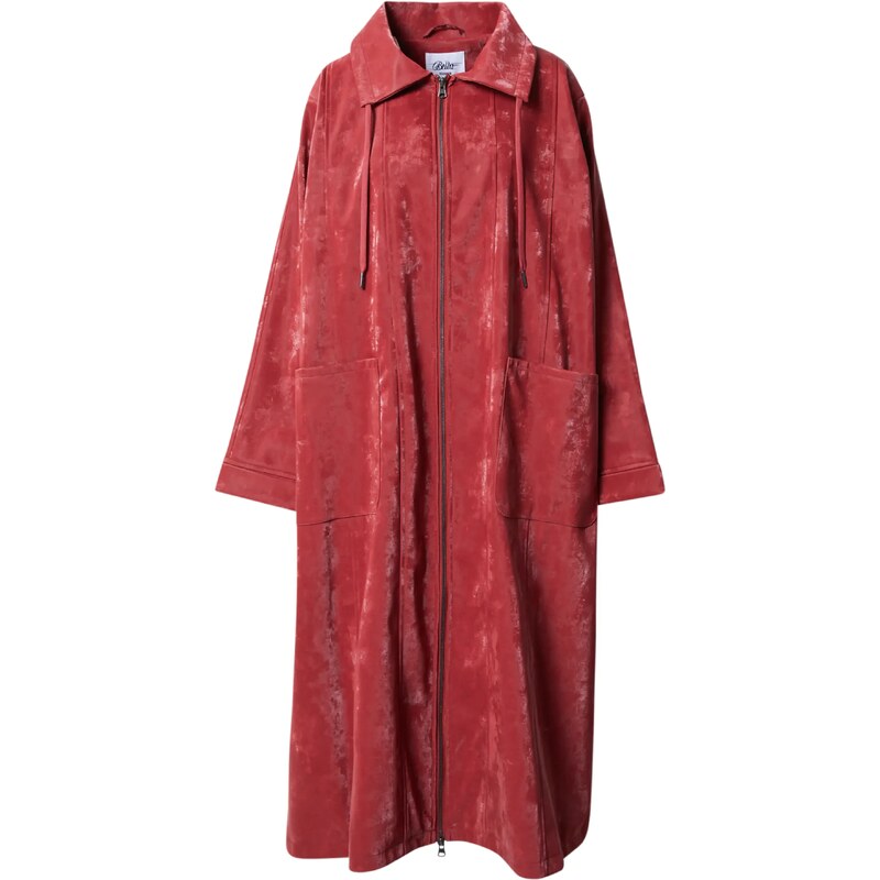 Bella x ABOUT YOU Prechodný kabát Hanna červená / burgundská 54235926