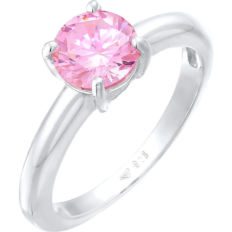 ELLI Prsteň ružová / strieborná 54236676
