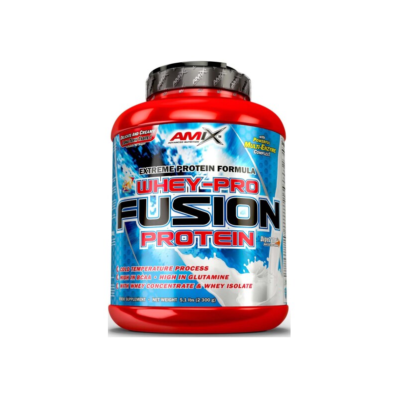 Proteínové prášky Amix Whey-Pro Fusion-2300g-Chocolate 00152-2300g-choc