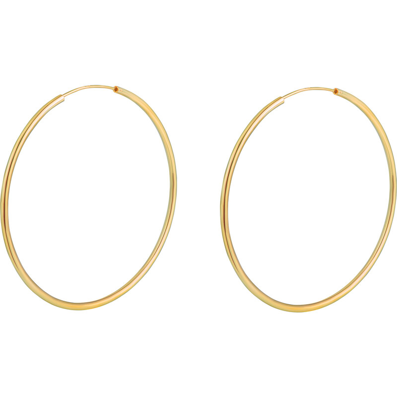 Olivie Strieborné 4cm KRUHY GOLD 7087 35948017