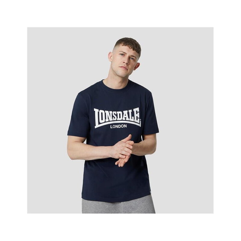Lonsdale Pánske Tričko Modré Modrá 4XL 35501036