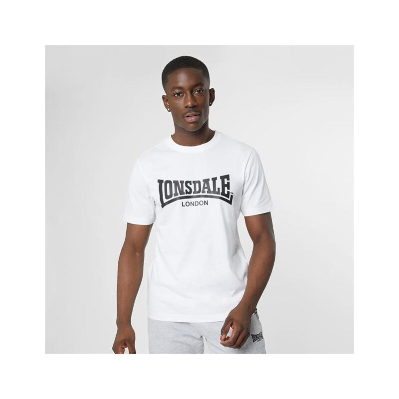 Lonsdale Pánske Tričko Biele Biela 44178741