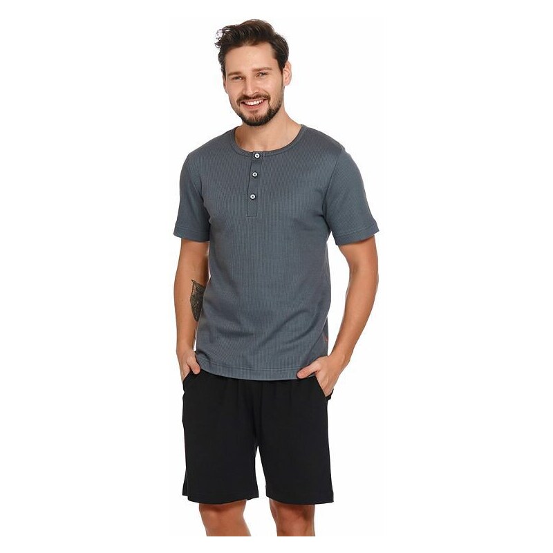DN Nightwear Pánske pyžamo Wilson sivé 24217616