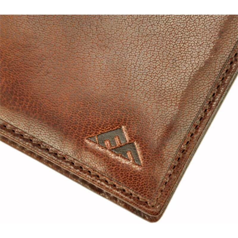 El Forrest Pánska kožená peňaženka El Forrest 2556/A-21 RFID hnedá