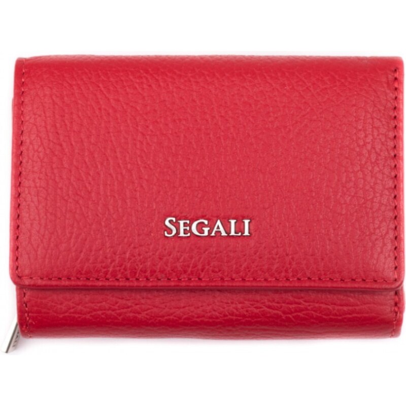 SEGALI Dámska kožená peňaženka 7106 B red 66584801