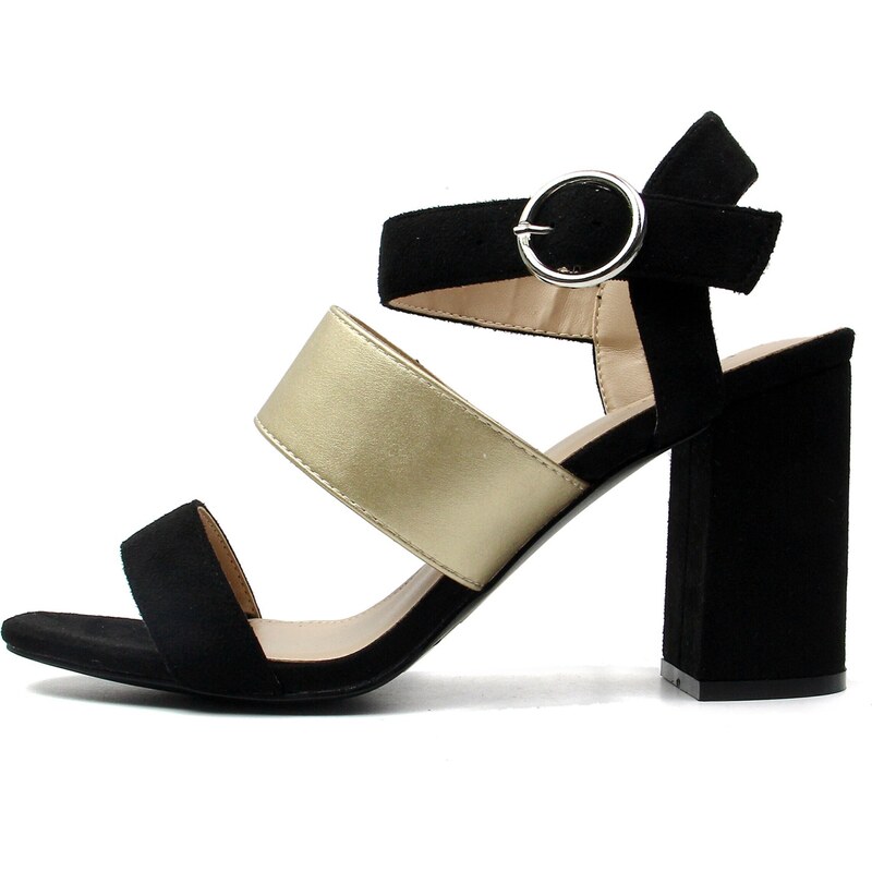 Celena Remienkové sandále Charlyn zlatá / čierna 65676460