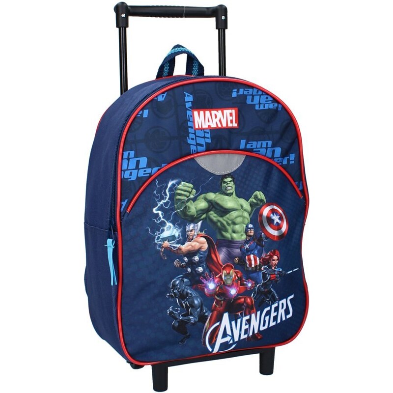 Vadobag Detský / chlapčenský cestovný kufor na kolieskach Avengers - MARVEL