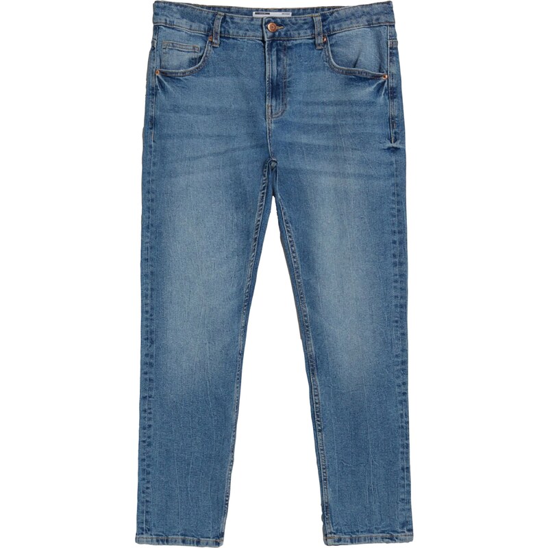 Bershka Džínsy modrá denim 35869010