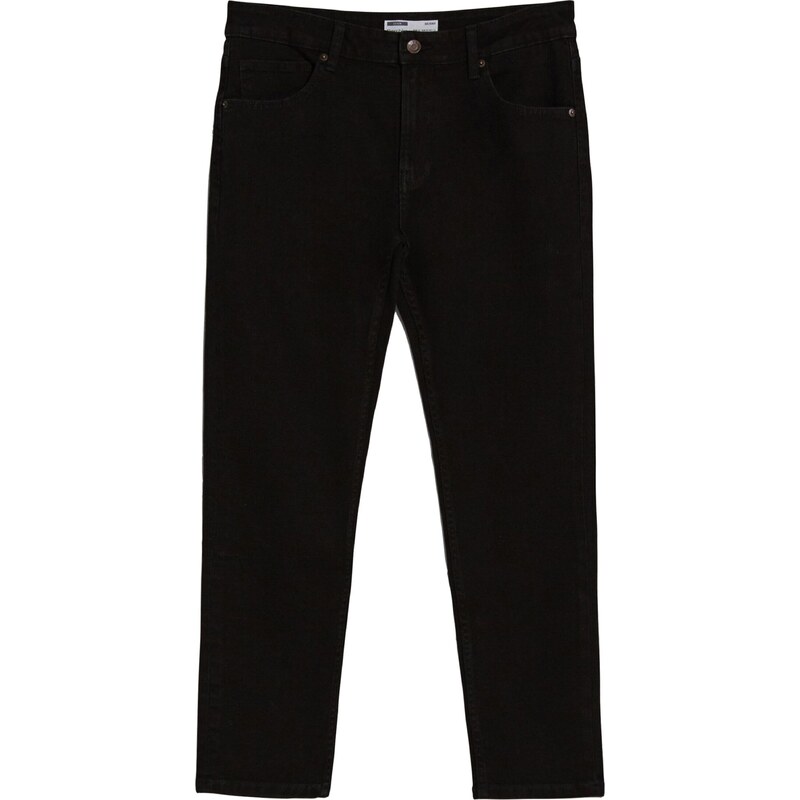 Bershka Džínsy čierny denim 35869014