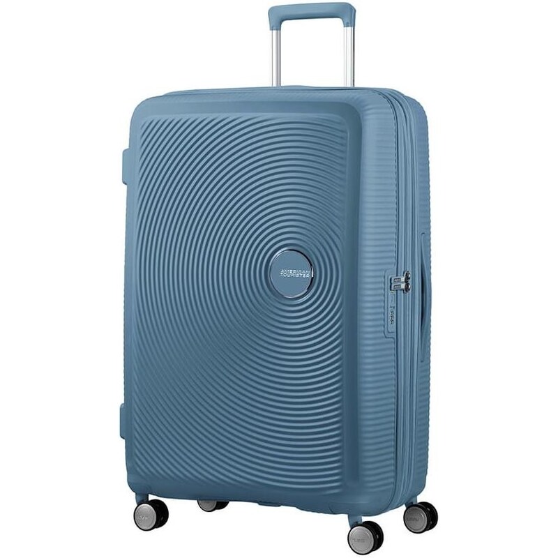 American Tourister SOUNDBOX SPINNER 77 EXP Stone Blue 62192836