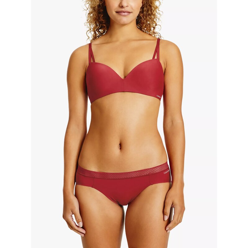 Dámske tangá QF6307E - XJU - červená - Calvin Klein 29168006