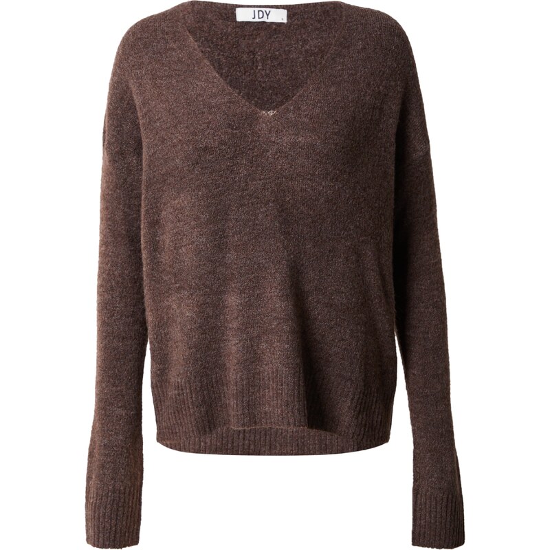 JDY Sveter Eleonora hnedá melírovaná 61983663