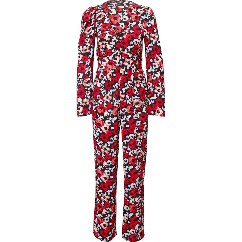 Monki Overal svetloružová / červená / čierna / biela 35576121