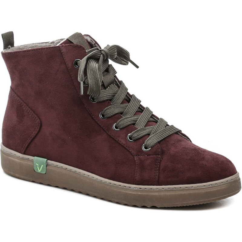 Jana 8-25280-29 bordó dámske nadmerné zimné topánky 35577095