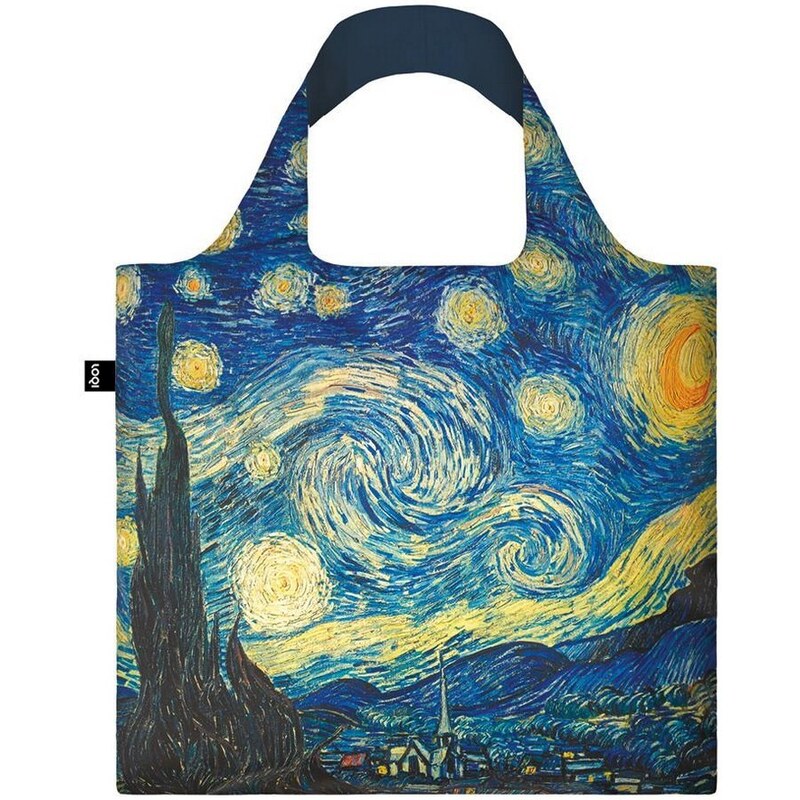Skladacia nákupná taška LOQI VINCENT VAN GOGH The Starry Night