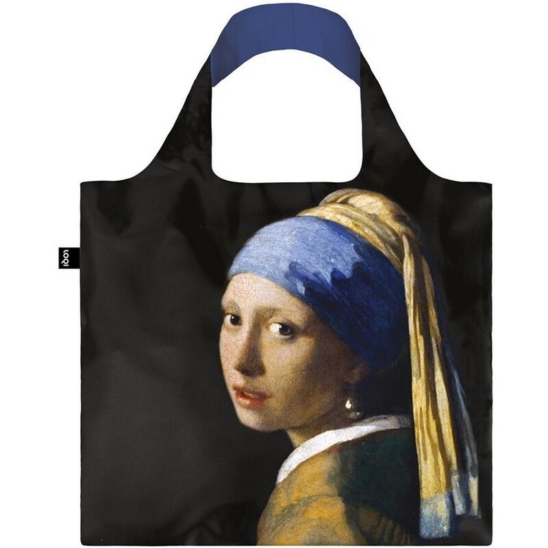 Skladacia nákupná taška LOQI VERMEER Girl with Pearl Earring